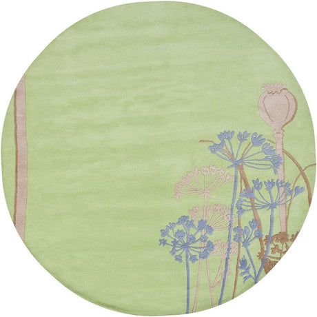 Chandra Fenja Fen6505 Green / Blue / Tan / Brown Rugs.