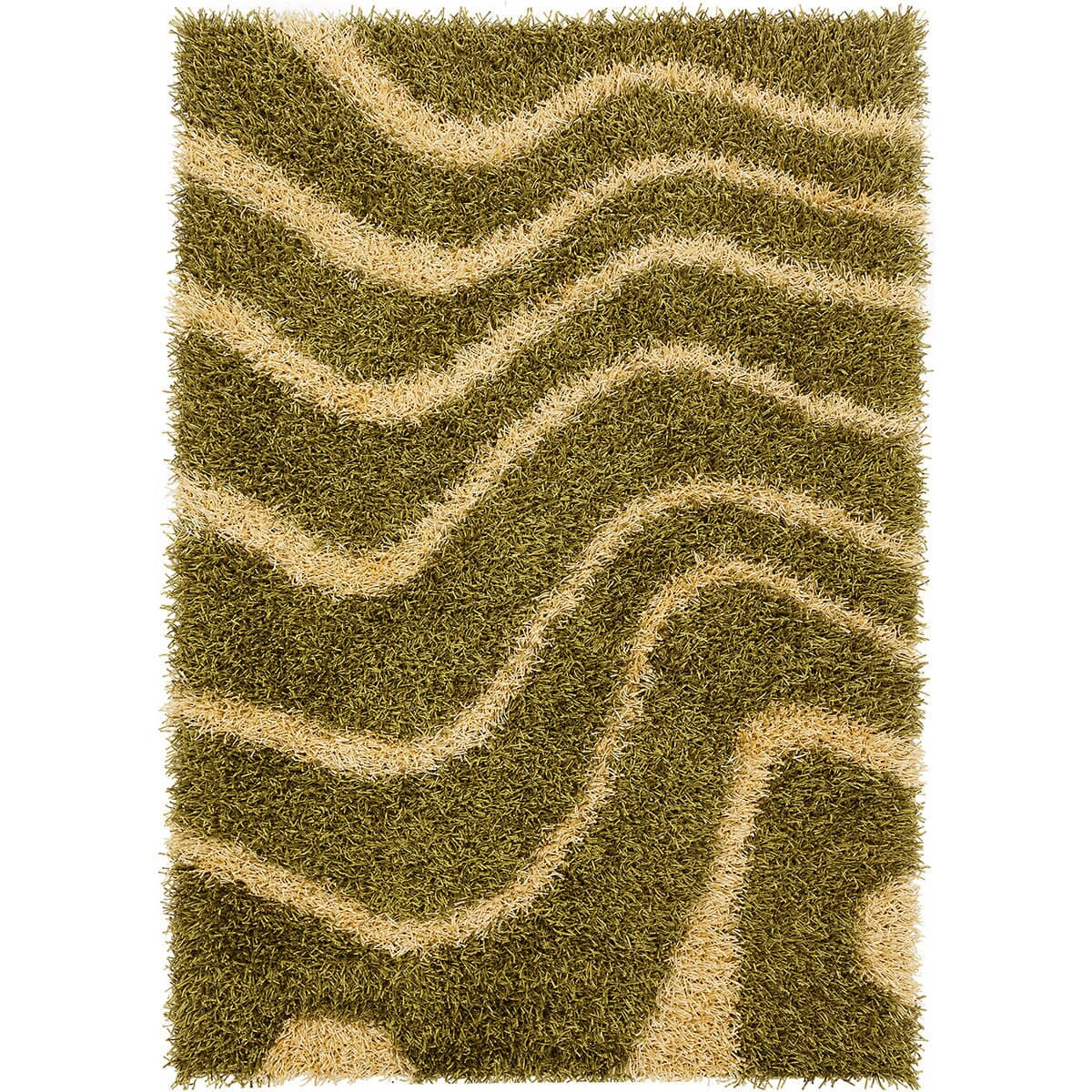 Chandra Fola Fol10624 Green / Yellow Rugs.