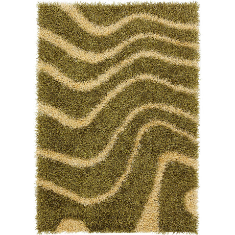 Chandra Fola Fol10624 Green / Yellow Rugs.