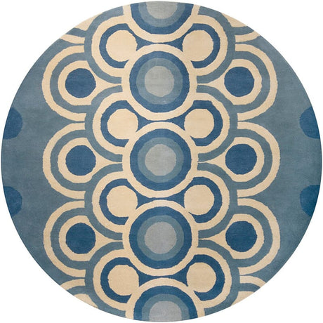 Chandra Fresca fre-4529 Blue Rugs.