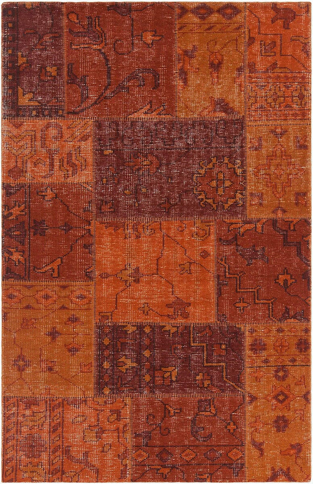Chandra Fusion Fus-26305 Orange Rugs.