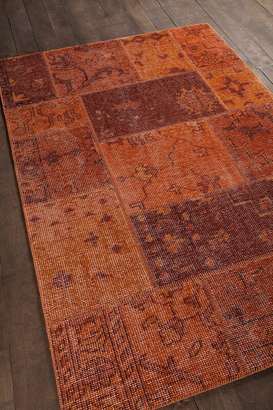 Chandra Fusion Fus-26305 Orange Rugs.