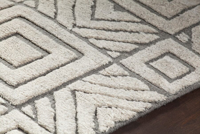 Chandra Genna Gen45200 White / Grey Rugs.