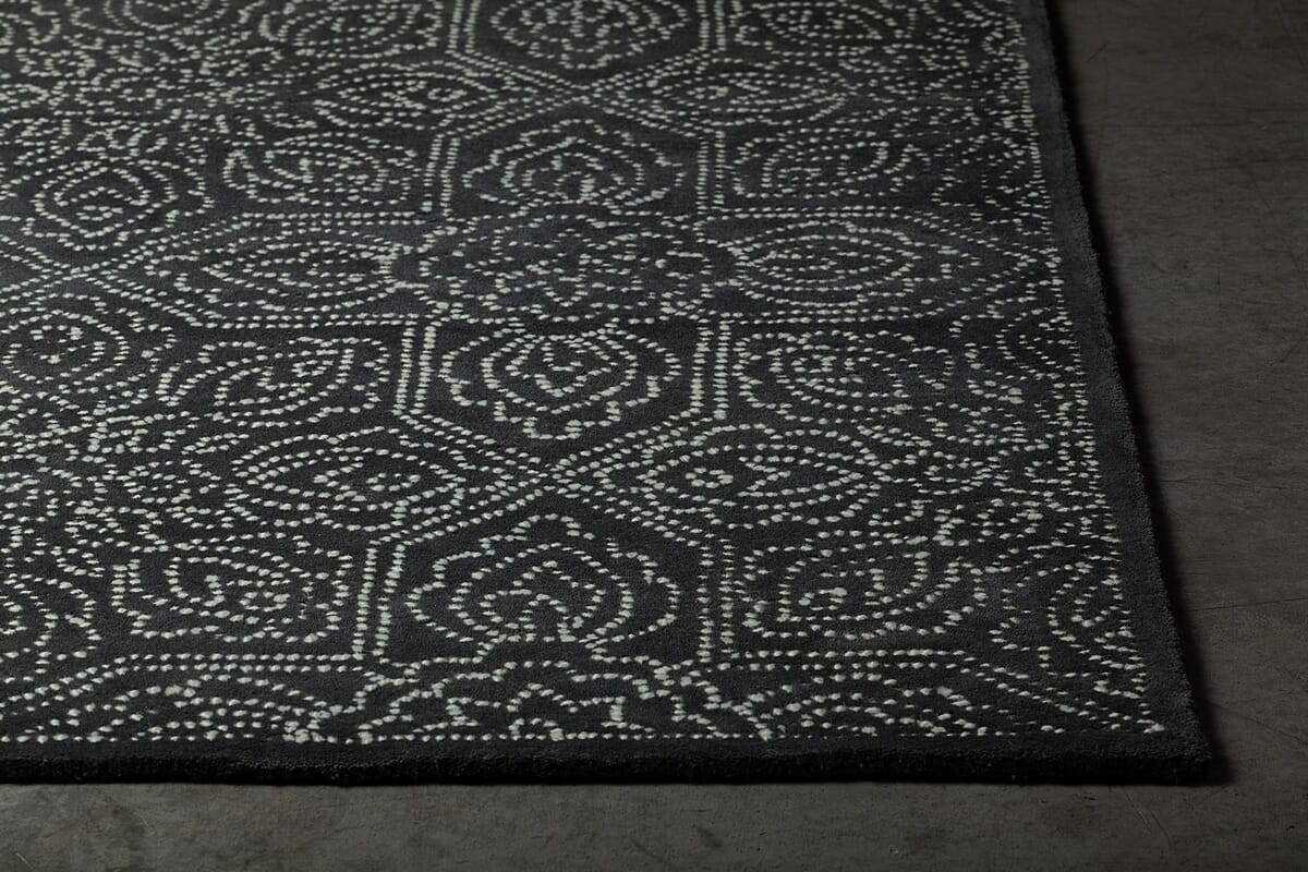 Chandra Hailee Hai-49600 Black / White Rugs.