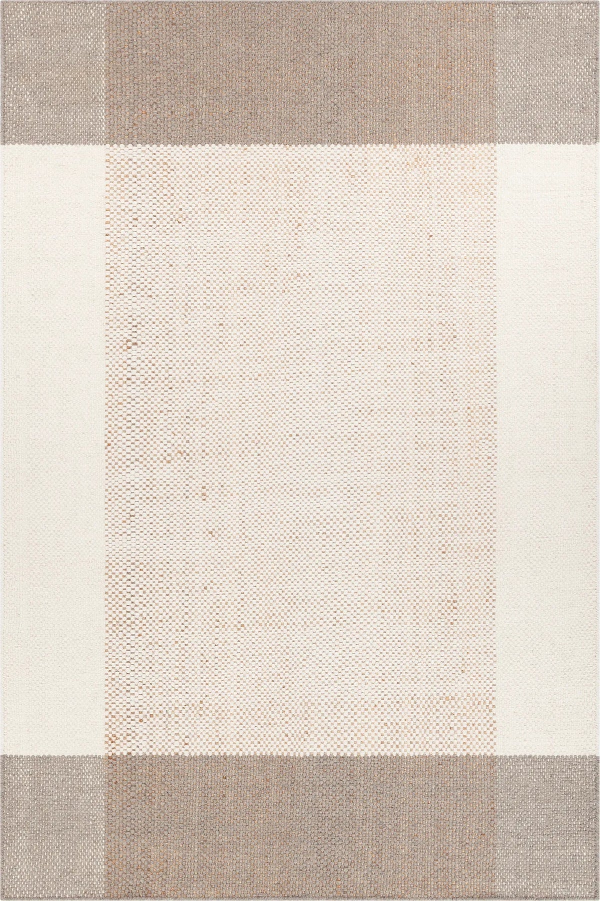 Chandra Hayden HAY-56501 White / Gray / Tan rug, flat view