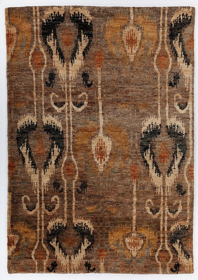 Chandra Hetty Het-49800 Brown / Black / Gold / Orange Rugs.
