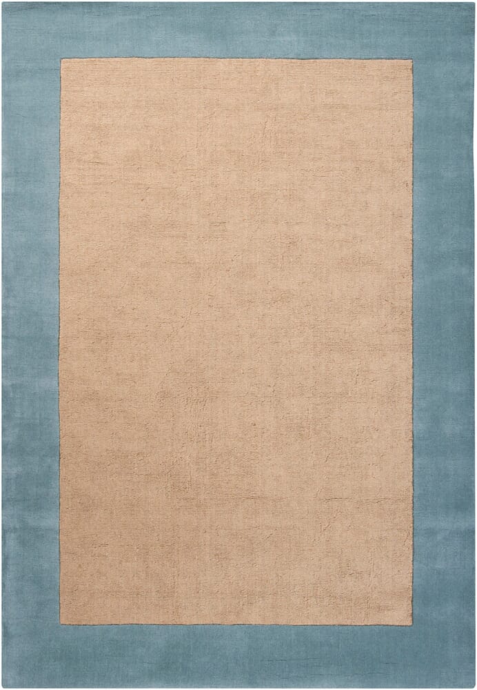 Chandra Hickory Hic23501 Blue / Tan Rugs.