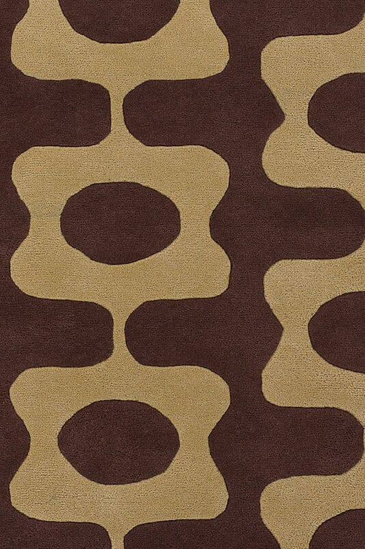 Chandra Inhabit Inh21600 Dark Brown Rugs.