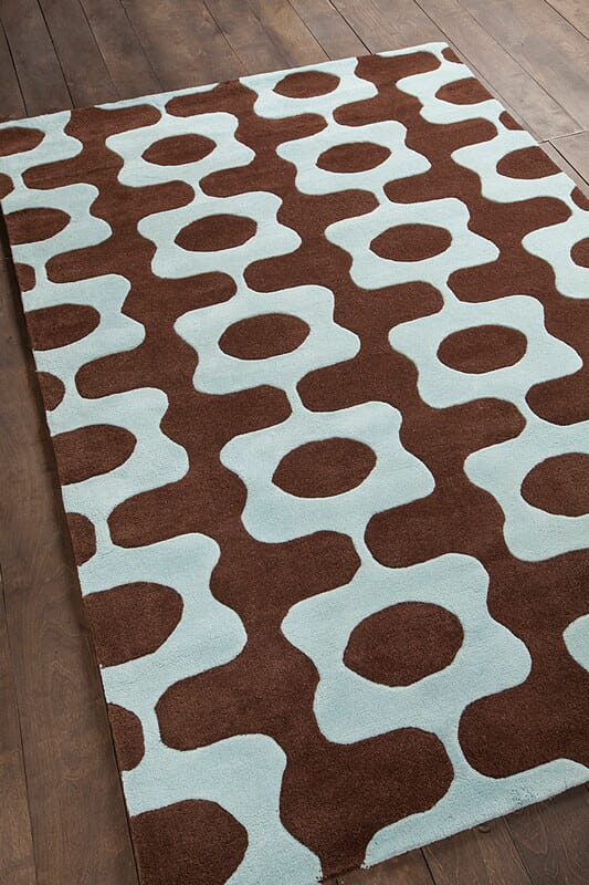 Chandra Inhabit Inh21601 Dark Brown Rugs.
