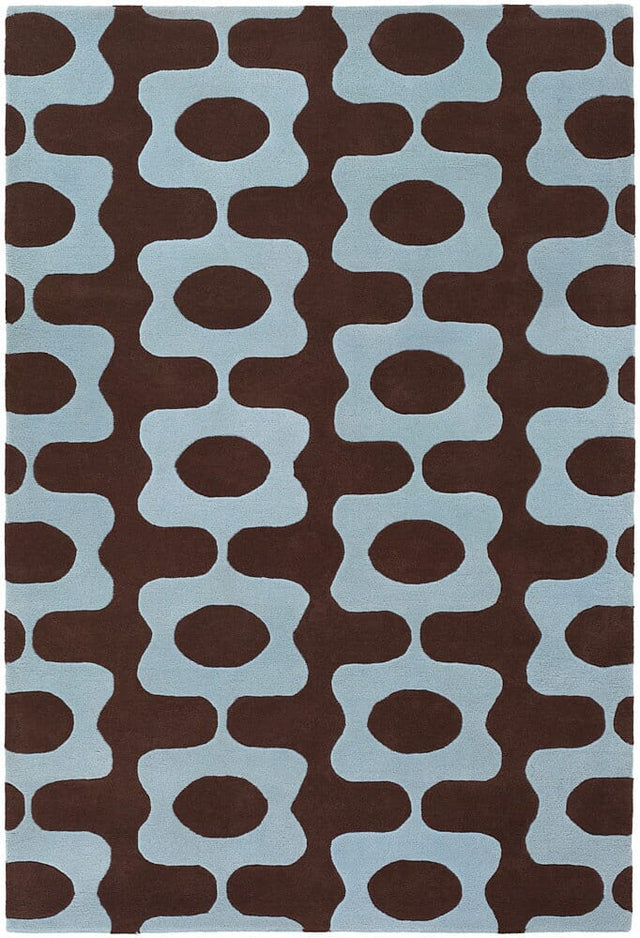 Chandra Inhabit Inh21601 Dark Brown Rugs.