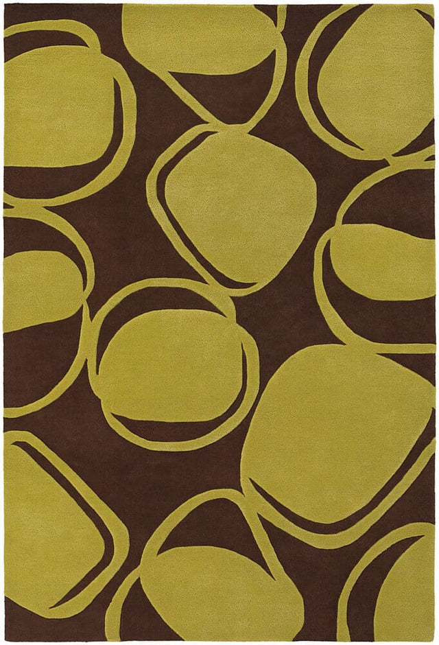 Chandra Inhabit Inh21604 Dark Brown Rugs.