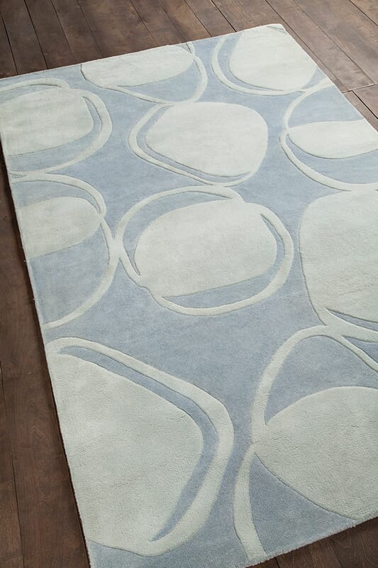 Chandra Inhabit Inh21605 Blue Rugs.