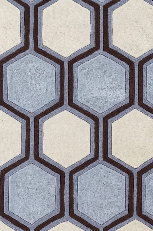 Chandra Inhabit Inh21611 Light Blue Rugs.