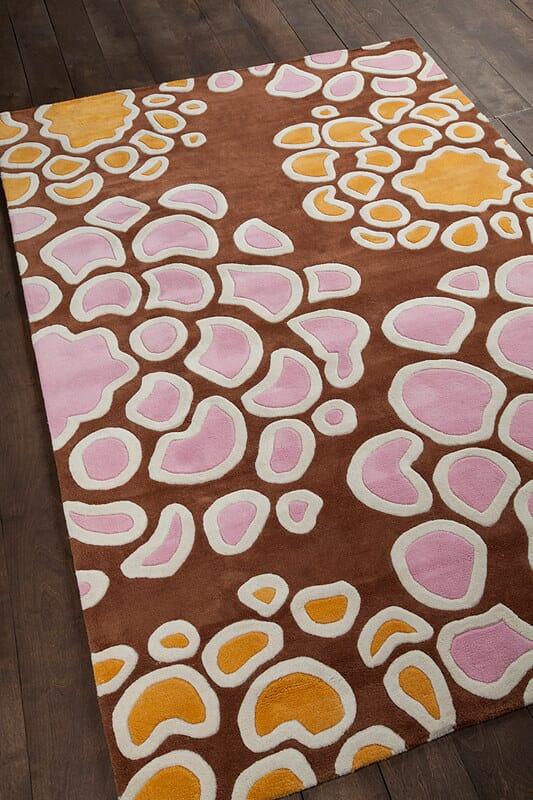 Chandra Inhabit Inh21627 Dark Brown Rugs.