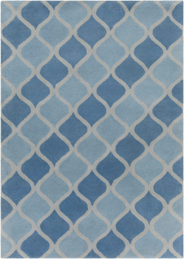 Chandra Int Int-30096 Aqua / Blue / Grey Rugs.