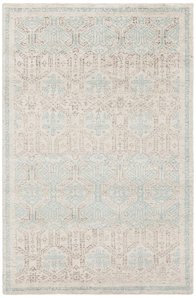 Chandra Isla Isl44202 White / Blue / Grey Rugs.