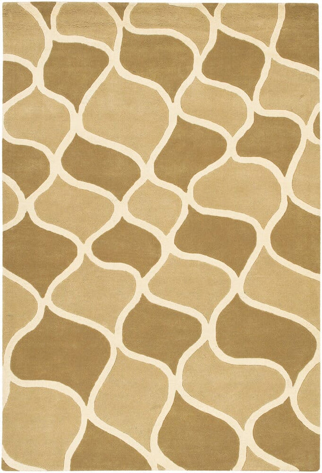 Chandra Janelle Style Jan-2629 Tan / Taupe / Cream Rugs.