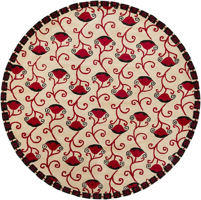 Chandra Janelle Style jan-2637 Burgundy Rugs.