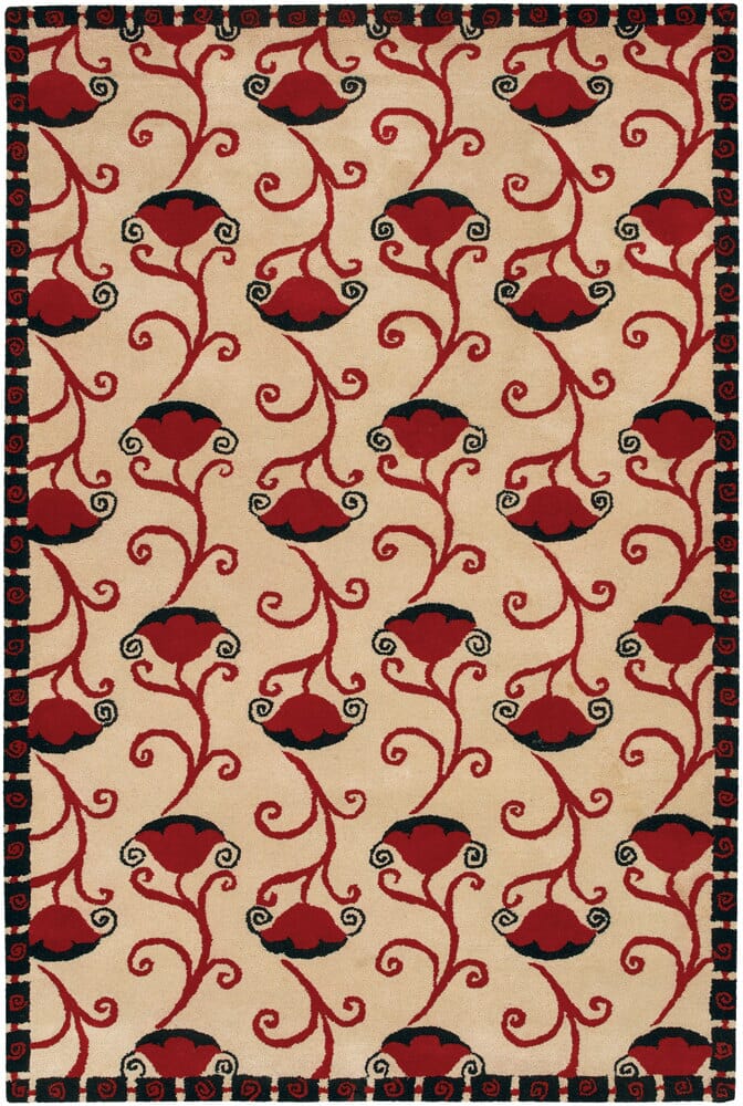 Chandra Janelle Style jan-2637 Burgundy Rugs.