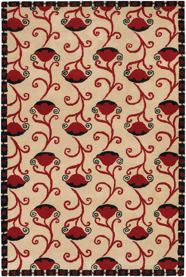 Chandra Janelle Style jan-2637 Burgundy Rugs.