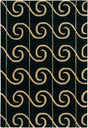 Chandra Janelle Style Jan-2643 Black / Tan Rugs.