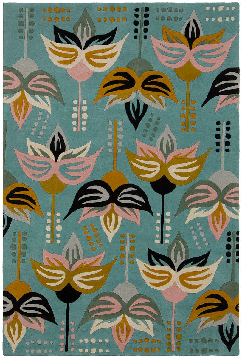 Chandra Jessica Swift Jes-28911 Blue Rugs.
