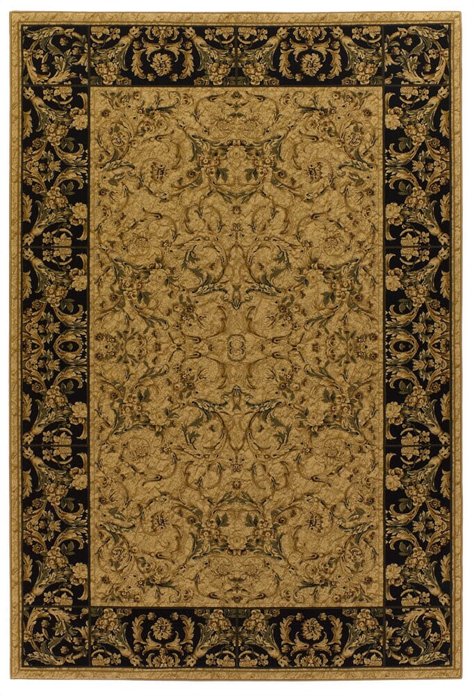 Chandra Laurel Lau22102 Black / Gold / Green / Brown Rugs.