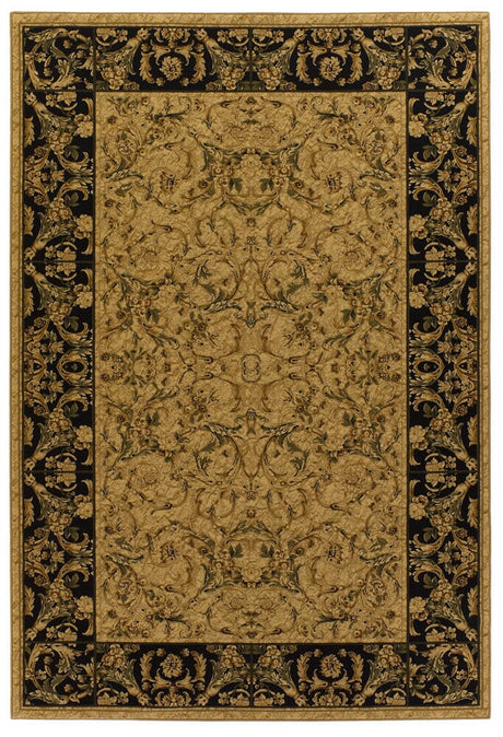 Chandra Laurel Lau22102 Black / Gold / Green / Brown Rugs.