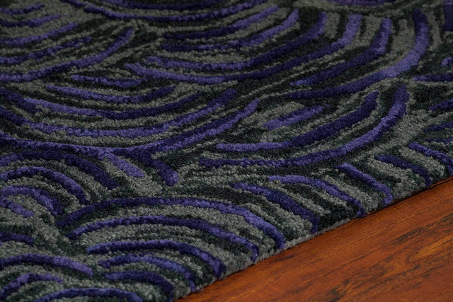 Chandra Leia Lei42201 Purple / Grey Rugs.