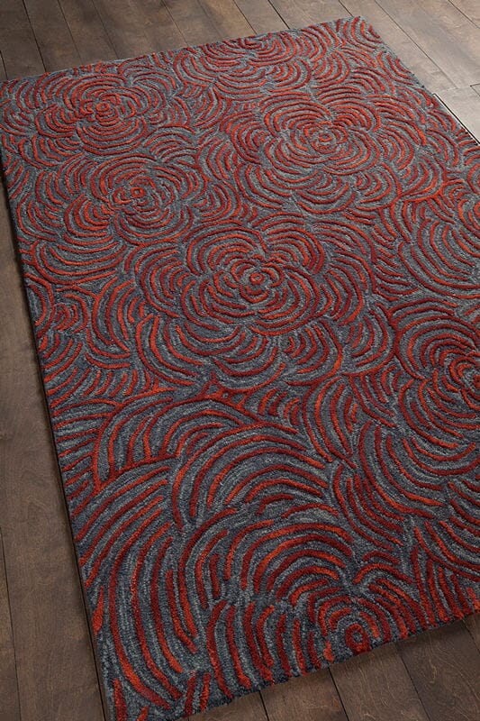 Chandra Leia Lei42203 Red / Grey Rugs.