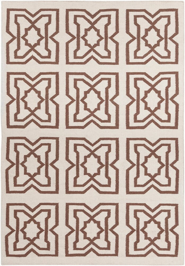 Chandra Lima Lim-25718 Brown / Cream Rugs.