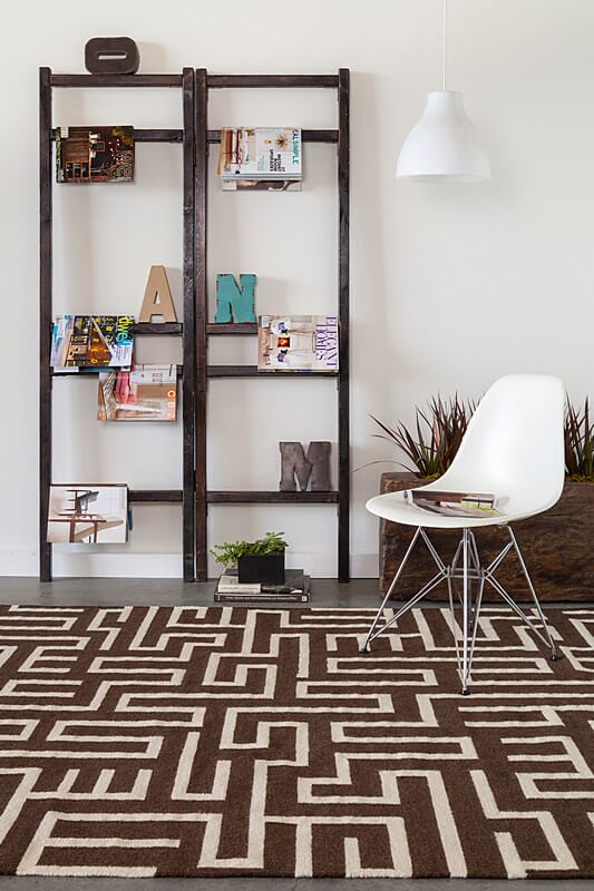 Chandra Lima Lim-25725 Brown Rugs.