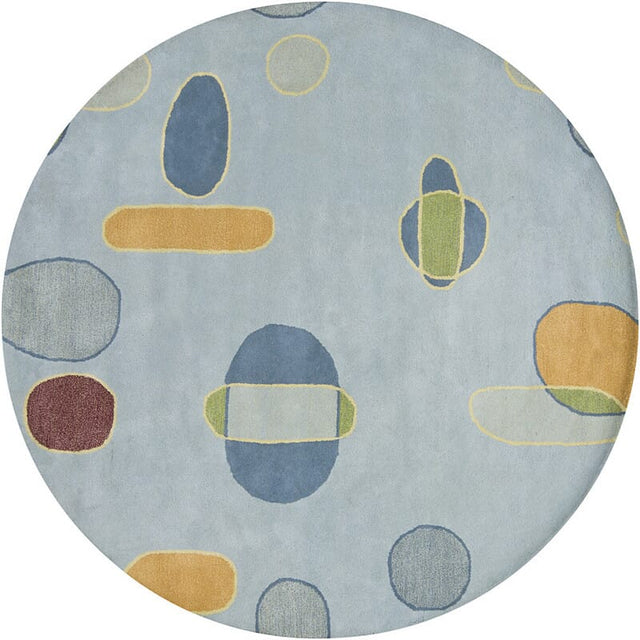 Chandra Lost Link los-1813 Blue Rugs.