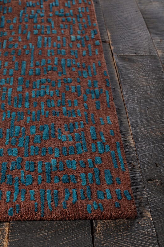 Chandra Misty Mis42300 Brown / Blue Rugs.