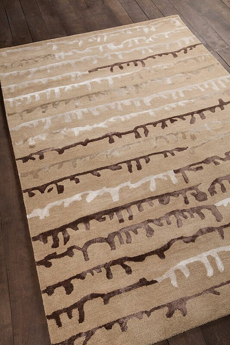 Chandra Navyan Nav5007 Khaki Rugs.