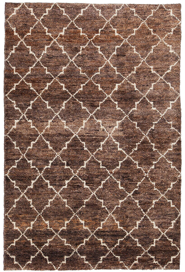 Chandra Nesco Nes32702 Dark Brown Rugs.