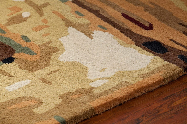 Chandra Nirvana nir-6600 Tan & Ivory Rugs.