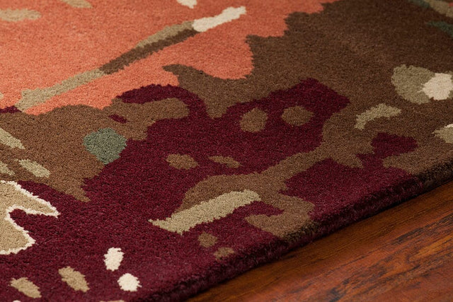 Chandra Nirvana nir-6601 Brown Rugs.