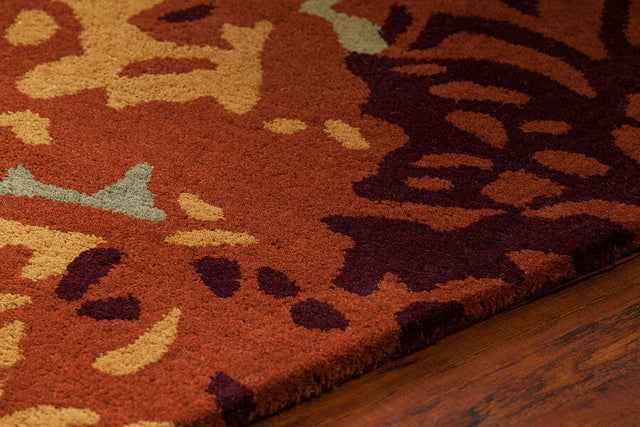 Chandra Nirvana nir-6604 Brown Rugs.