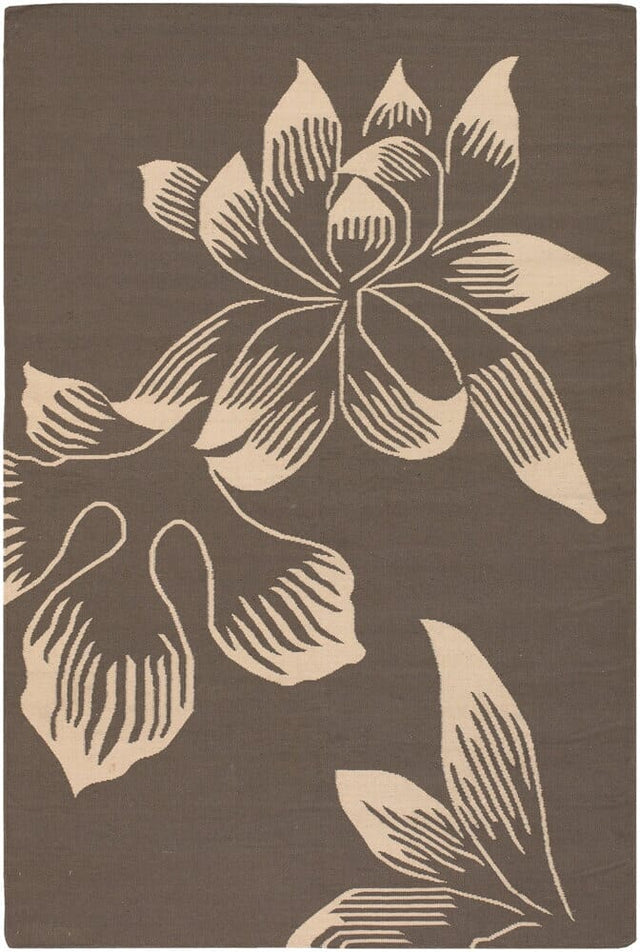 Chandra Nova Nov-3802 Brown / Cream Rugs.