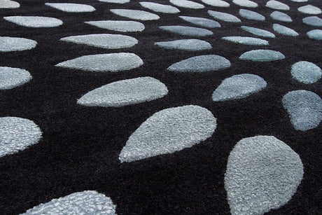 Chandra Oleander Ole-24802 Black / Grey Rugs.