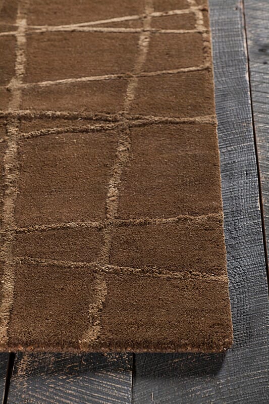 Chandra Oslo Osl31901 Dark Brown Rugs.