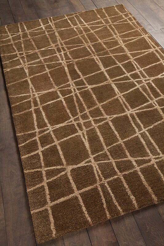 Chandra Oslo Osl31901 Dark Brown Rugs.