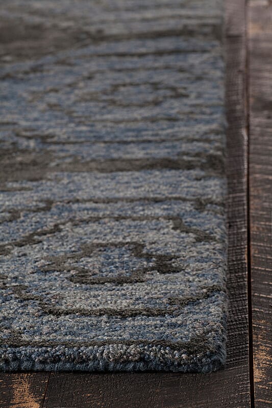 Chandra Paola Pao41402 Blue / Black Rugs.