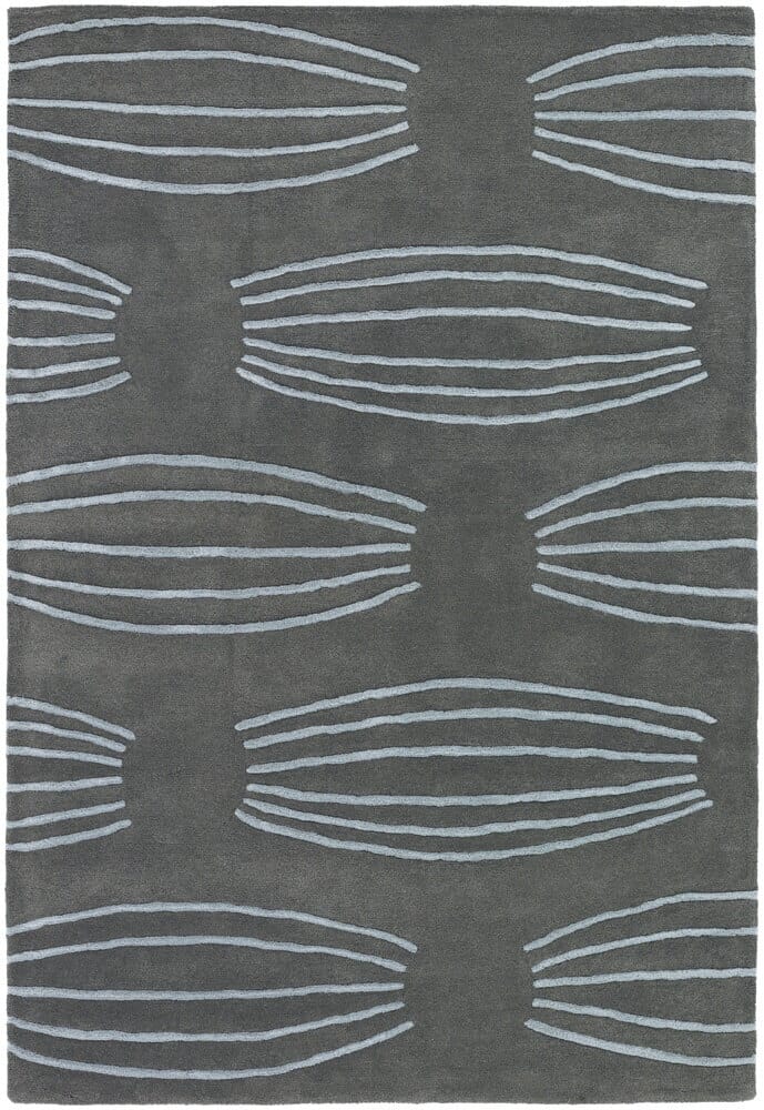 Chandra Parson Gray Par31102 Charcoal / Blue Rugs.