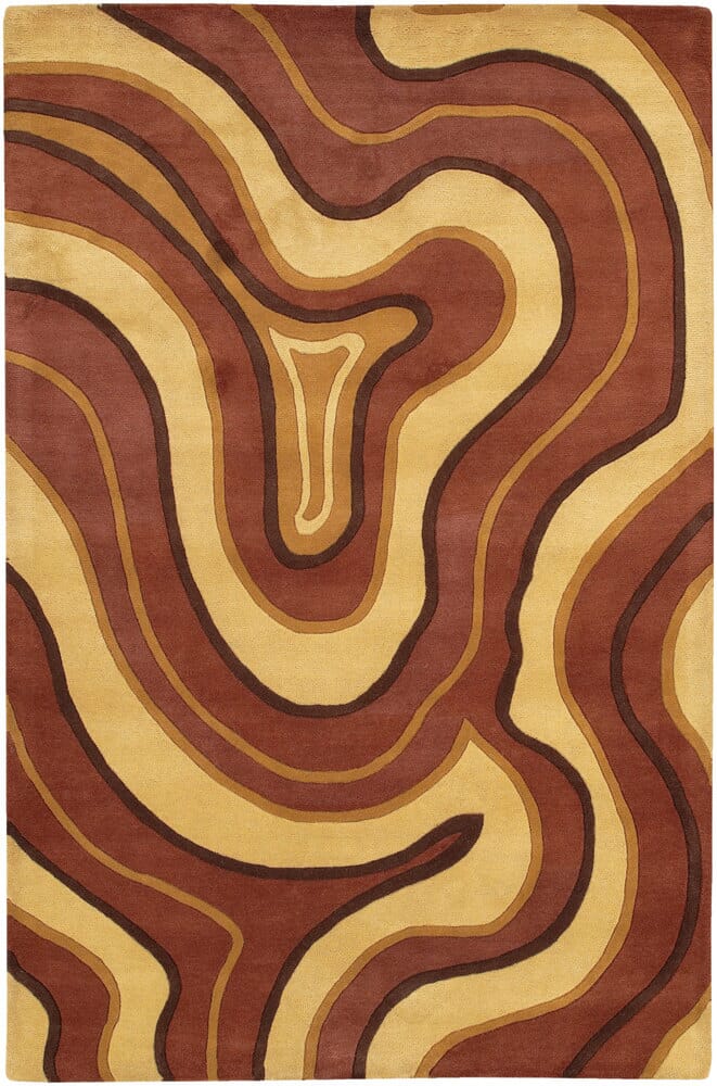 Chandra Rain rai-802 Brown Rugs.