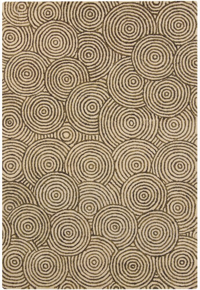 Chandra Retro Retbei Beige / Green Rugs.