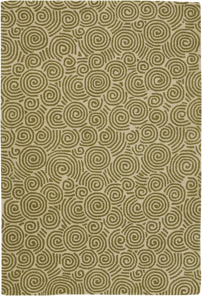 Chandra Rowe Row11120 Green / Ivory Rugs.