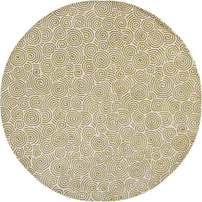 Chandra Rowe Row11120 Green / Ivory Rugs.