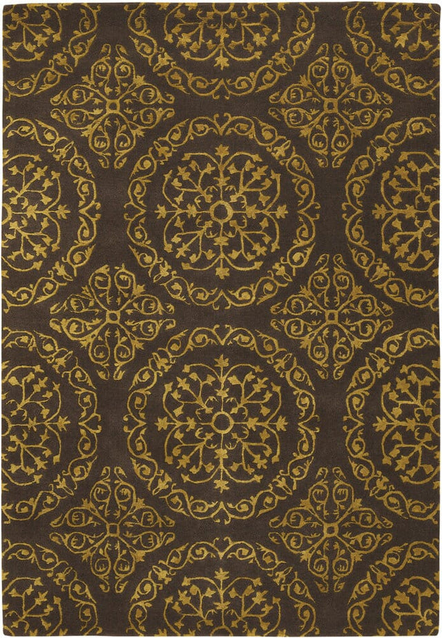 Chandra Satara sat16200 Brown Rugs.